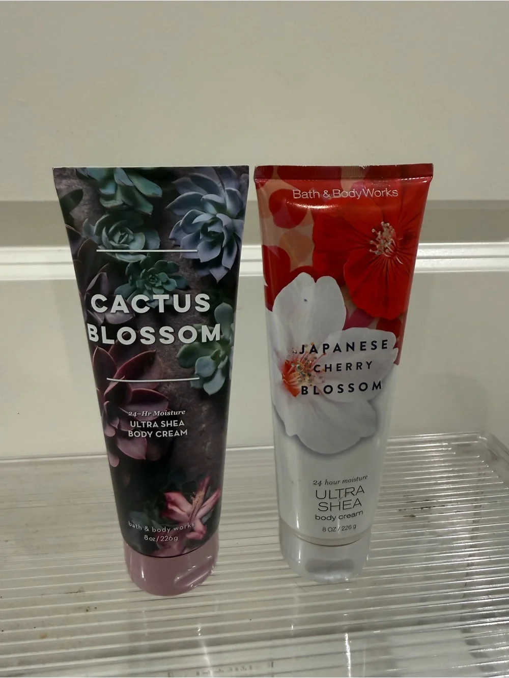 NEW Bath & Body Works Cactus Blossom & Japanese Cherry Blossom Body Cream